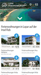 Mobile Screenshot of lopar-ferienwohnung.com